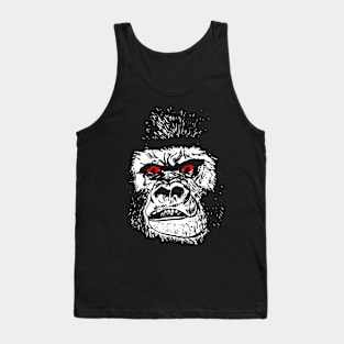 Scary White Gorilla Tank Top